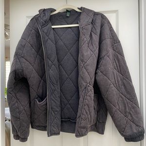 Wild Fable Zip-Up Quilt Jacket